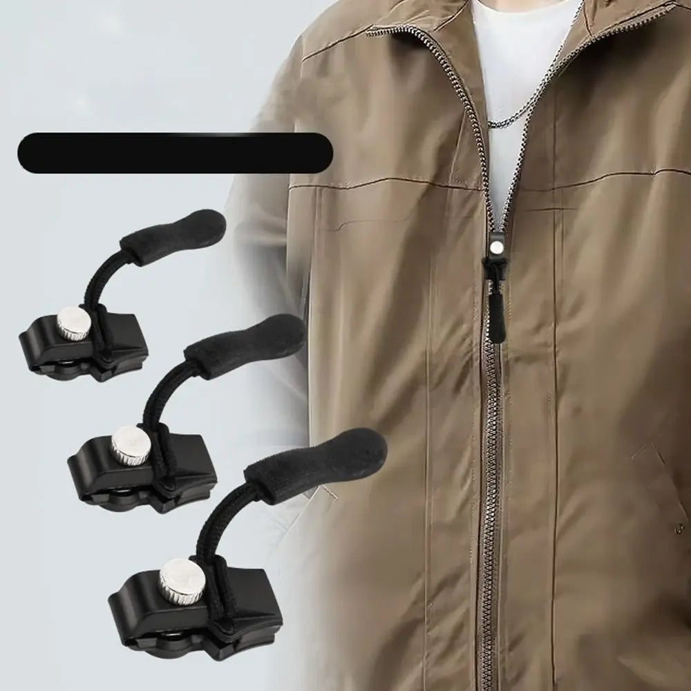 DIY Neues Reißverschluss-Reparaturset in 3 verschiedenen Größen. DIY Abnehmbarer Reißverschlusskopf, Ersatz für defekte Schnalle, Metall-Koffer-Reißverschlusskopf 