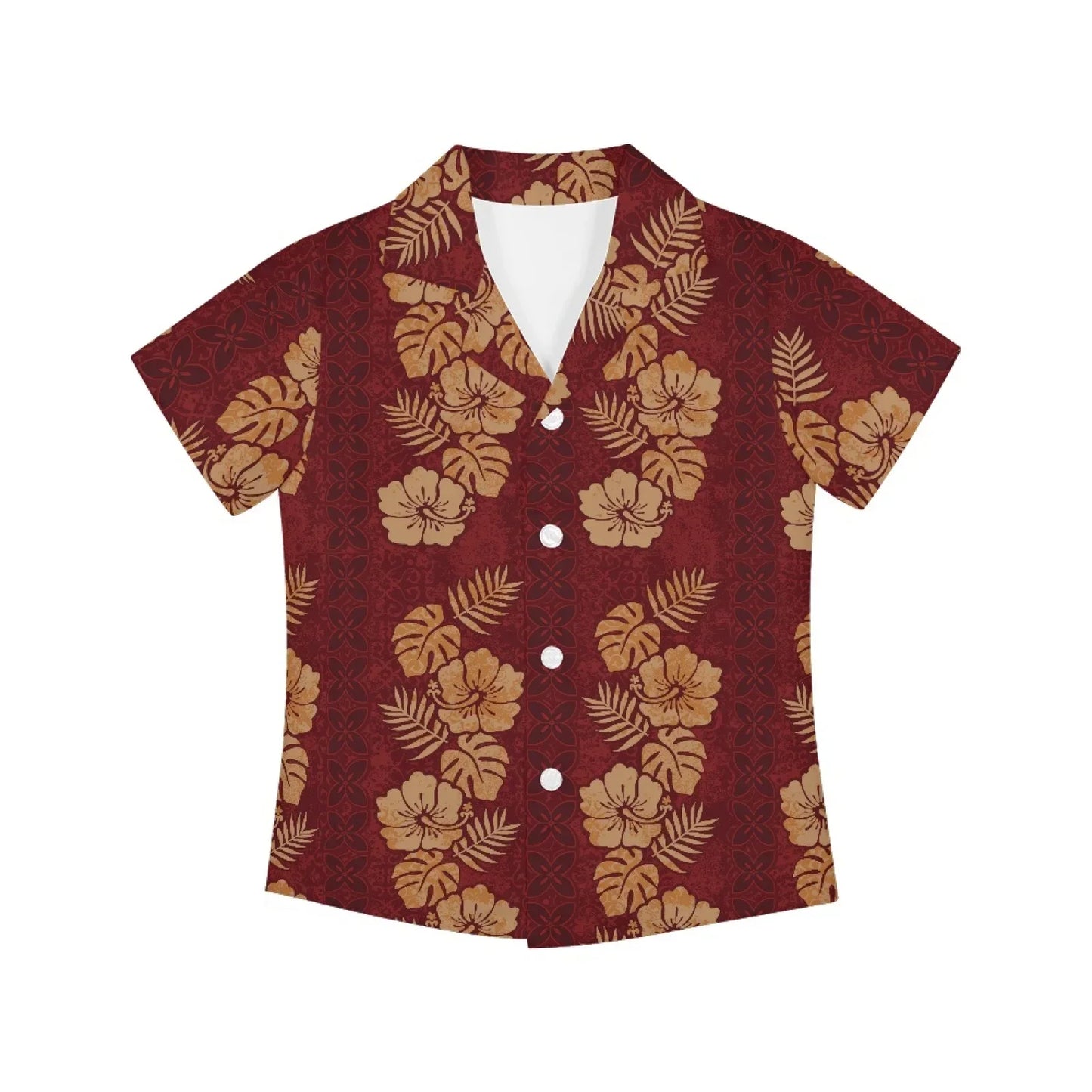 Polynesian Tribal Fijian Totem Tattoo Fiji Prints Children Shirts Fashion Short-sleeved Boys Shirts For Kids Blouses