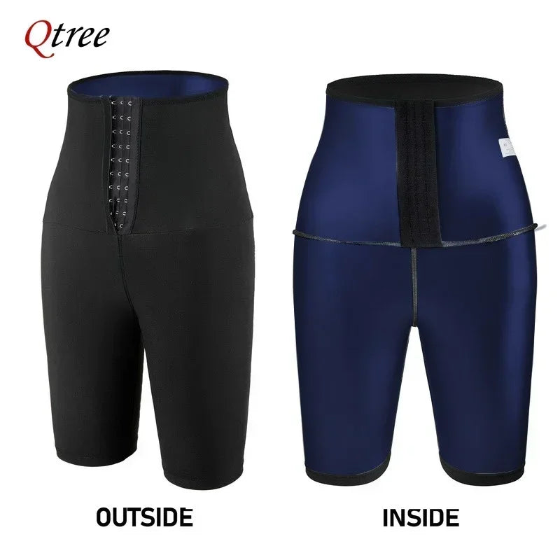 Body Shaper Pants Sauna Shapers Hot Sweat Sauna Effect Slimming Pants Fitness Short Shapewear Workout Gym Leggings Fitness Pants