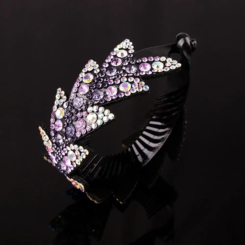 Fashion Hairpin Women Ponytails Hair Claw Hair Accessories Floral Bun Maker Headwear Bird Nest Twist Clip Leaves Hair Claw