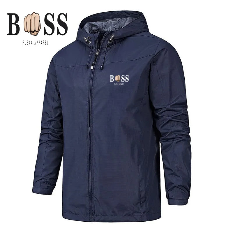 2024 new waterproof men's jacket brand mountaineering wear men's windproof jacket Outdoor men's windbreaker men's sports jacket