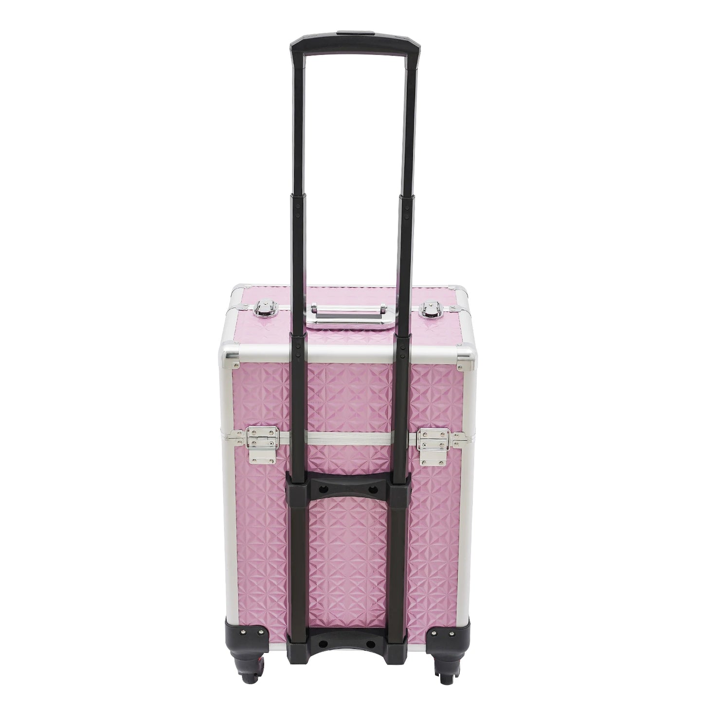 Rolling Nail Case Wheeled Manicure Storage Case Polish Organizer Professional Makeup Trolley for Studio or Travelling