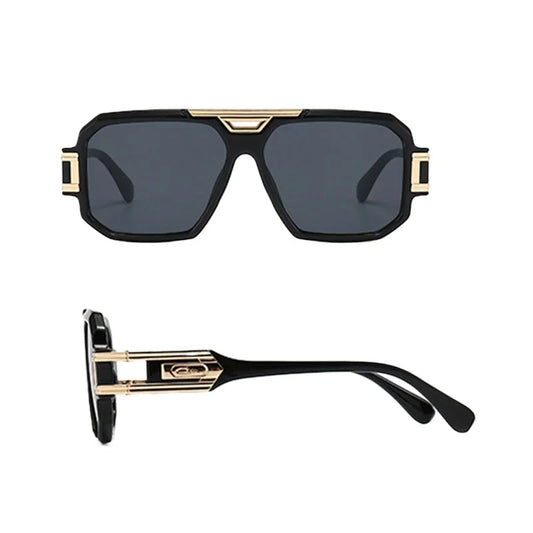 Luxury Brand Sunglasses Men Vintage Design Oversized Eyewear Male Shades Uv400 Driving Glasses Fashin Sun Glasses