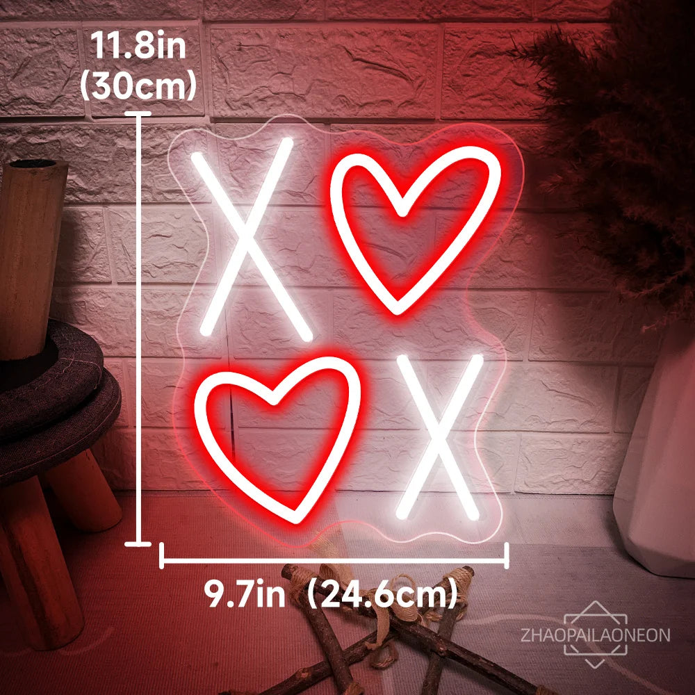 Valentine Neon Led Sign Wedding Party Decor Neon Sign LED Lights USB Bedroom Room Valentine Days Decoration Neon Lights