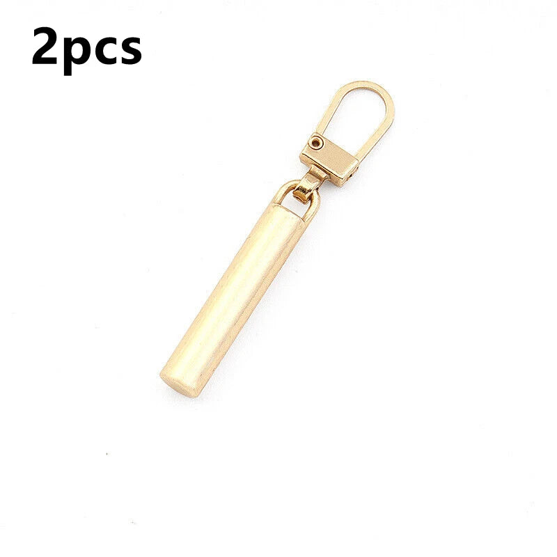 2/10 Stück Reißverschlussschieber-Abzieher, Sofort-Reparatur-Set für Reißverschlüsse, Ersatz für kaputte Schnallen, Reisetaschen, Reißverschlusskopf, DIY, Nähen, Basteln 