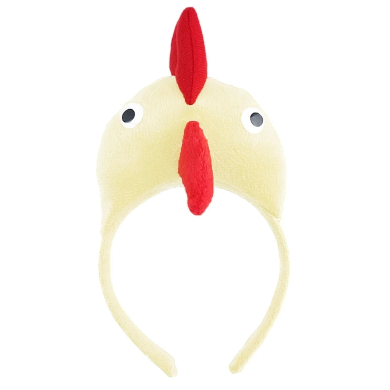 Adult Kids Funny Chicken Rooster Headband Lovely Cartoon Animal Hair Hoop for Easter Festive Party Daily Wear Wide Headpiece