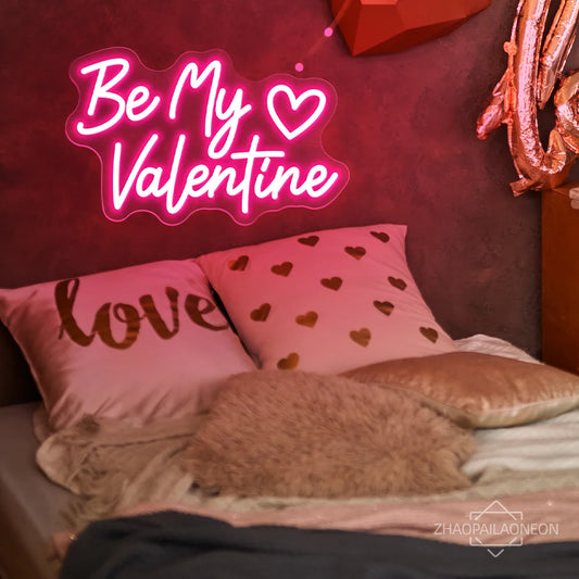 Valentine Neon Led Sign Wedding Party Decor Neon Sign LED Lights USB Bedroom Room Valentine Days Decoration Neon Lights