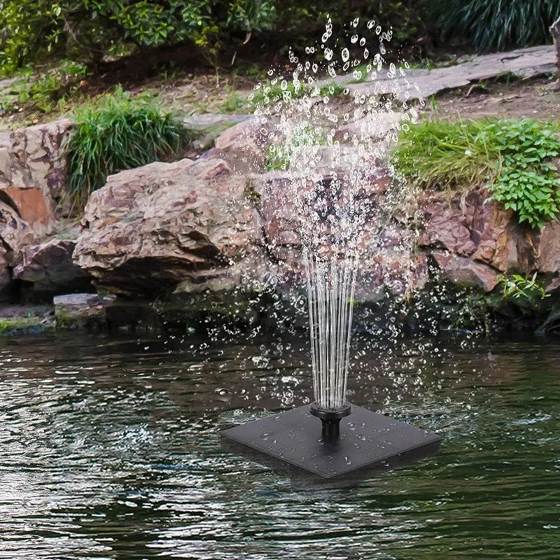 Solar Power Water Fountain Pump  Bird Fountain Water Floating garden decoration