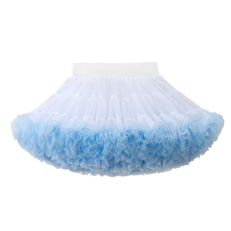 HEIßER Mädchen Tutu Röcke Solide Flauschigen Tüll Prinzessin Ballkleid Pettiskirt Kinder Ballett Party Leistung Kleid für Kinder 