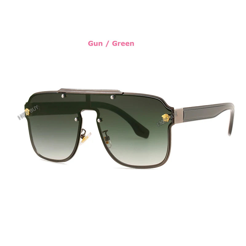 1pc New Man Male Goggles Europe Style Trend Gold/Black Sunglasses Personality Vers Fashion Female Women