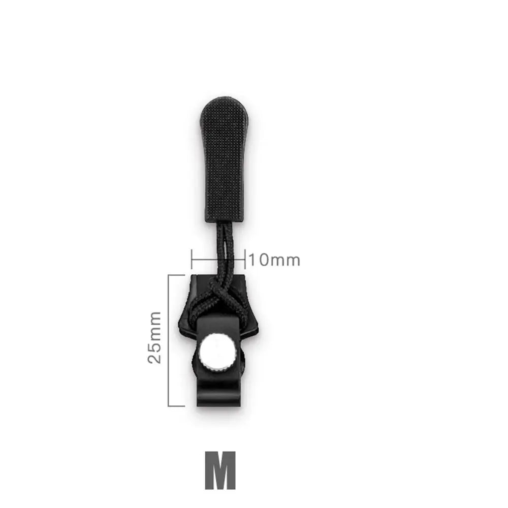 DIY Neues Reißverschluss-Reparaturset in 3 verschiedenen Größen. DIY Abnehmbarer Reißverschlusskopf, Ersatz für defekte Schnalle, Metall-Koffer-Reißverschlusskopf 