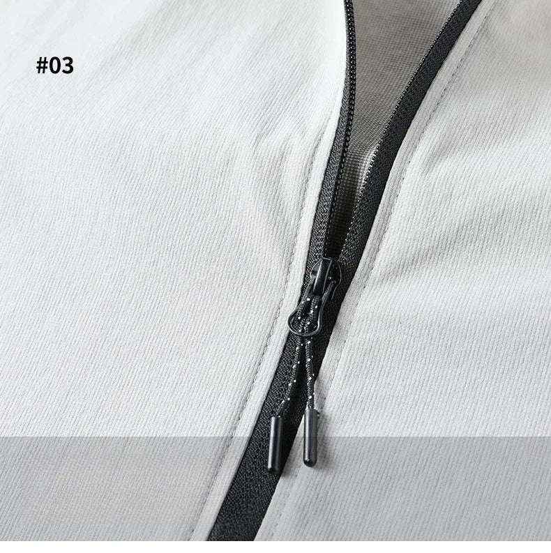 Men Running Jackets Gym Zipper Sport Jacke Jogging Training Quick-drying Fitness Sweatshirt Outdoor Casual Running Sportswear