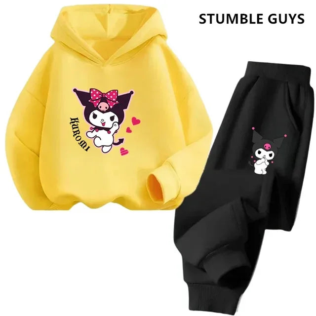 Hoodie Set Kids Fashion kids Clothes Cat Suit Children Hoodies Toddler Casual Tracksuit