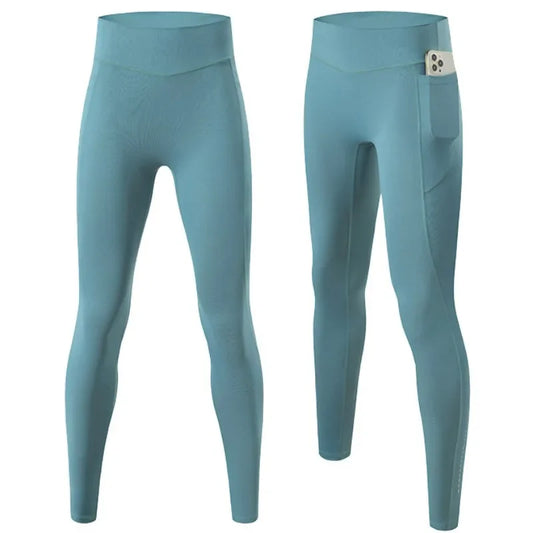 Womens Gym Jogging Pants Fitness Leggings Yoga Tights Clothes Fitness Ladiesn Compression Pants Outdoor Sportswear Pocket Design