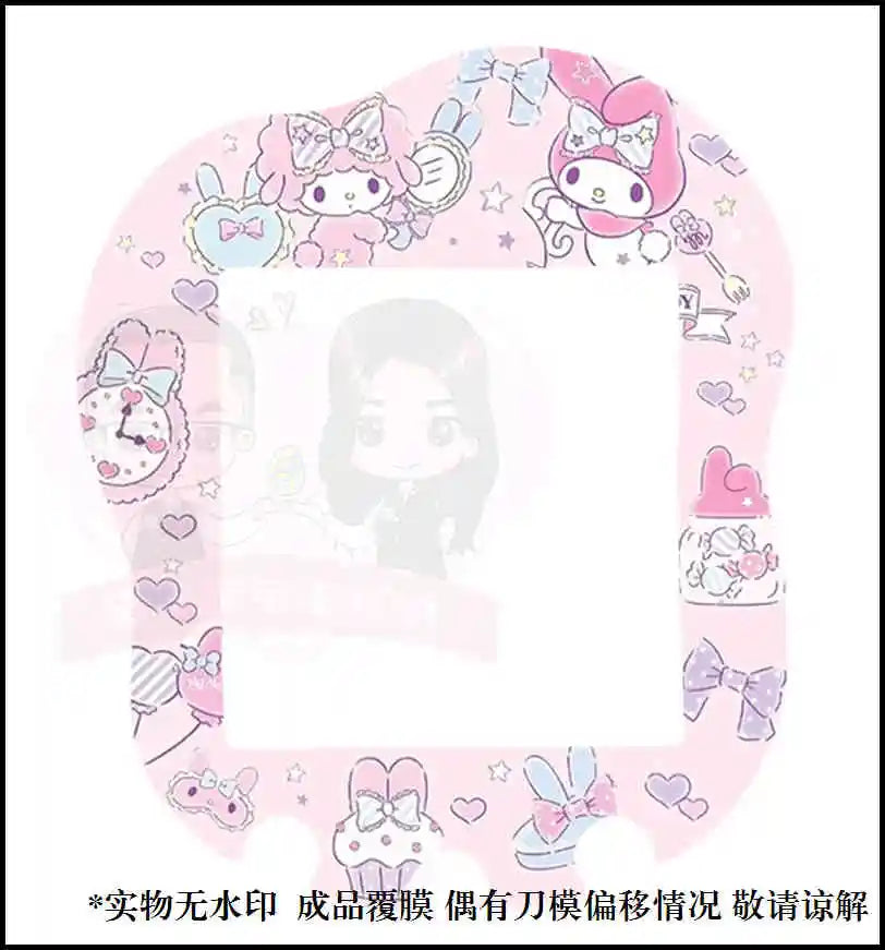 Sanrio Hellokitty Cinnamoroll Tamagotchi Uni Faceplate Silicone Protective Film Kawaii Sticker Cute Tamagotchi Protective Decor