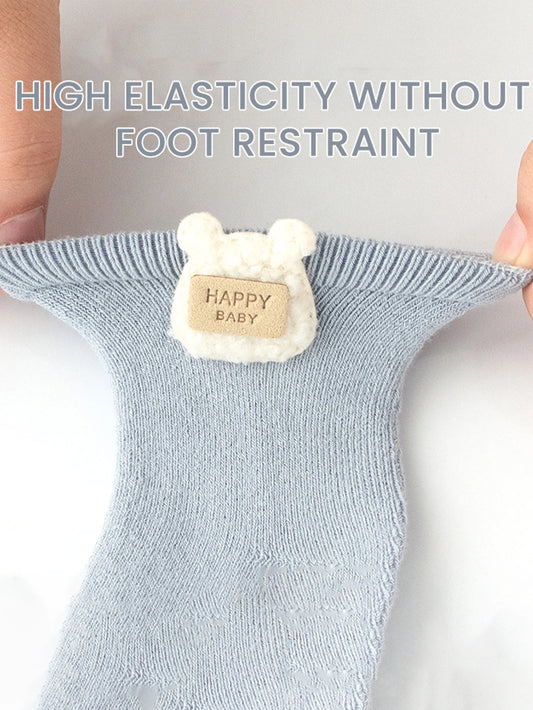 Winter Baby Socks Thick Warm Long Socks for Toddler White Autumn Winter PlushKnee Newborn Anti Slip Floor Socks Baby Accessories